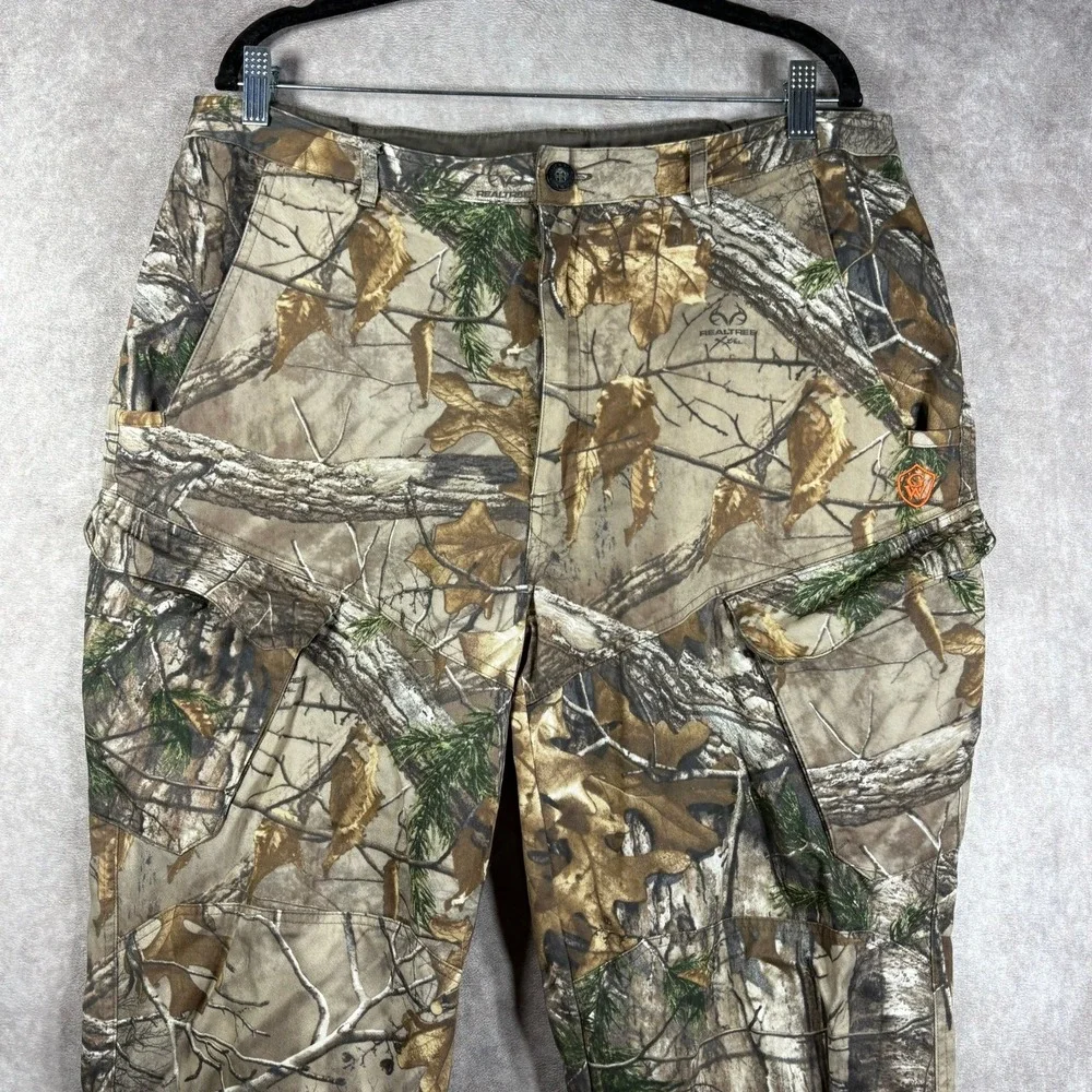 Game Winner Realtree Xtra Pants Mens Large 36-38 Brown Hunting Outdoor Cargo